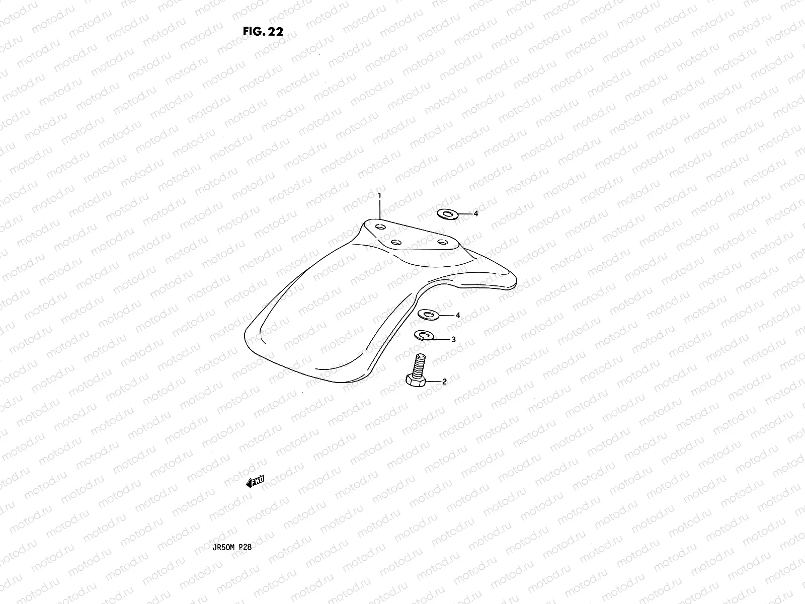 22 - FRONT FENDER