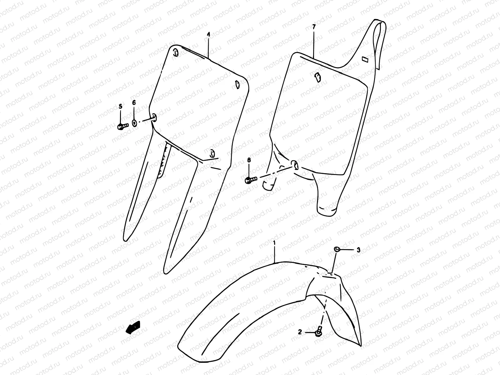 22 - FRONT FENDER