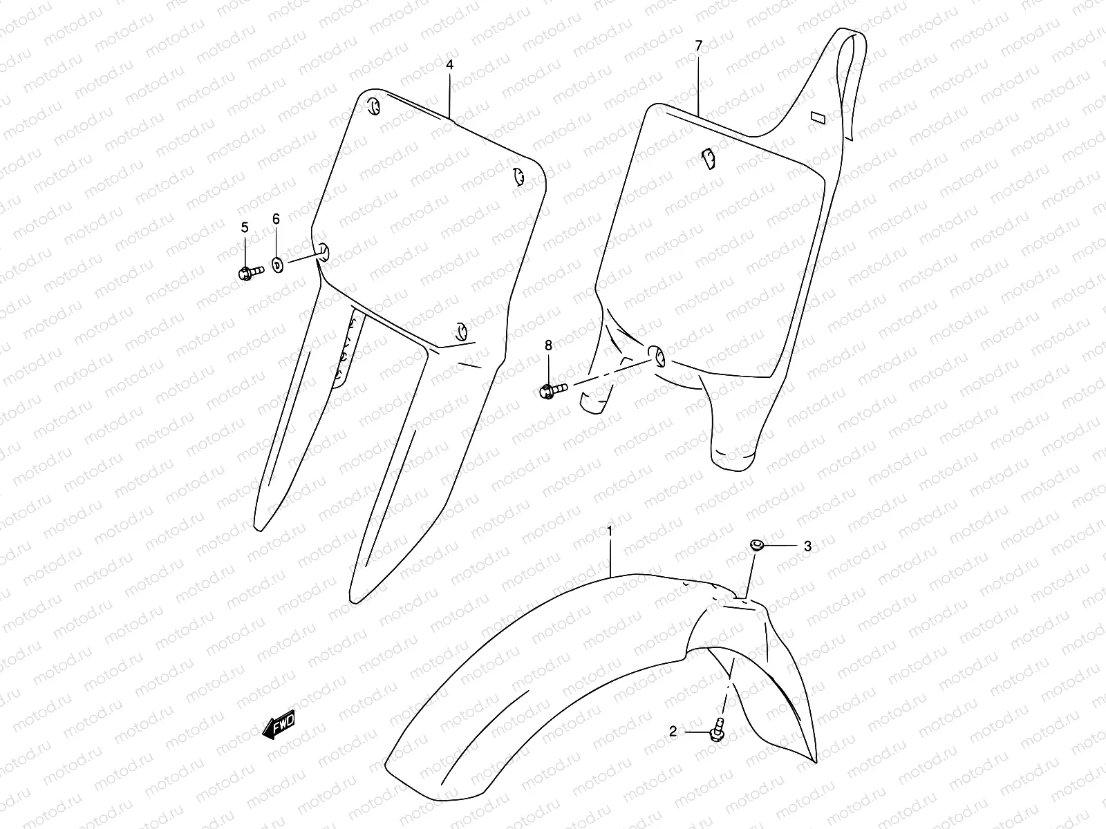 22 - FRONT FENDER