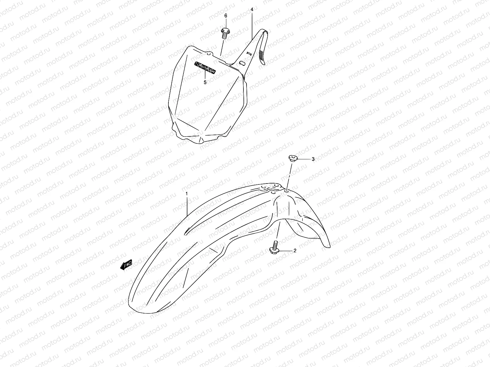 22 - FRONT FENDER