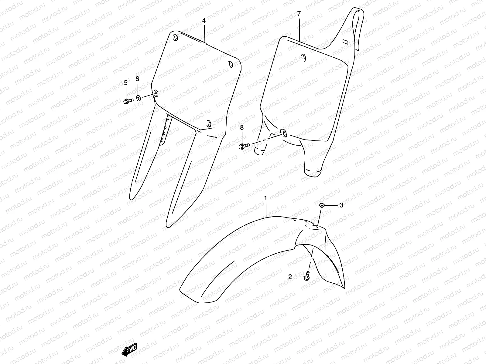22 - FRONT FENDER