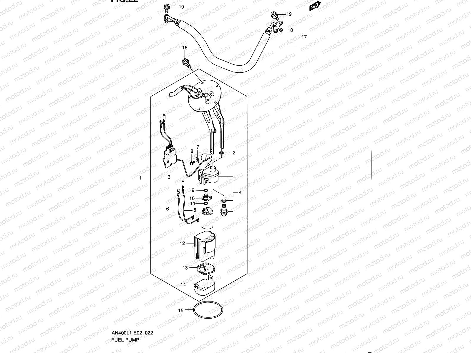 22 - FUEL PUMP