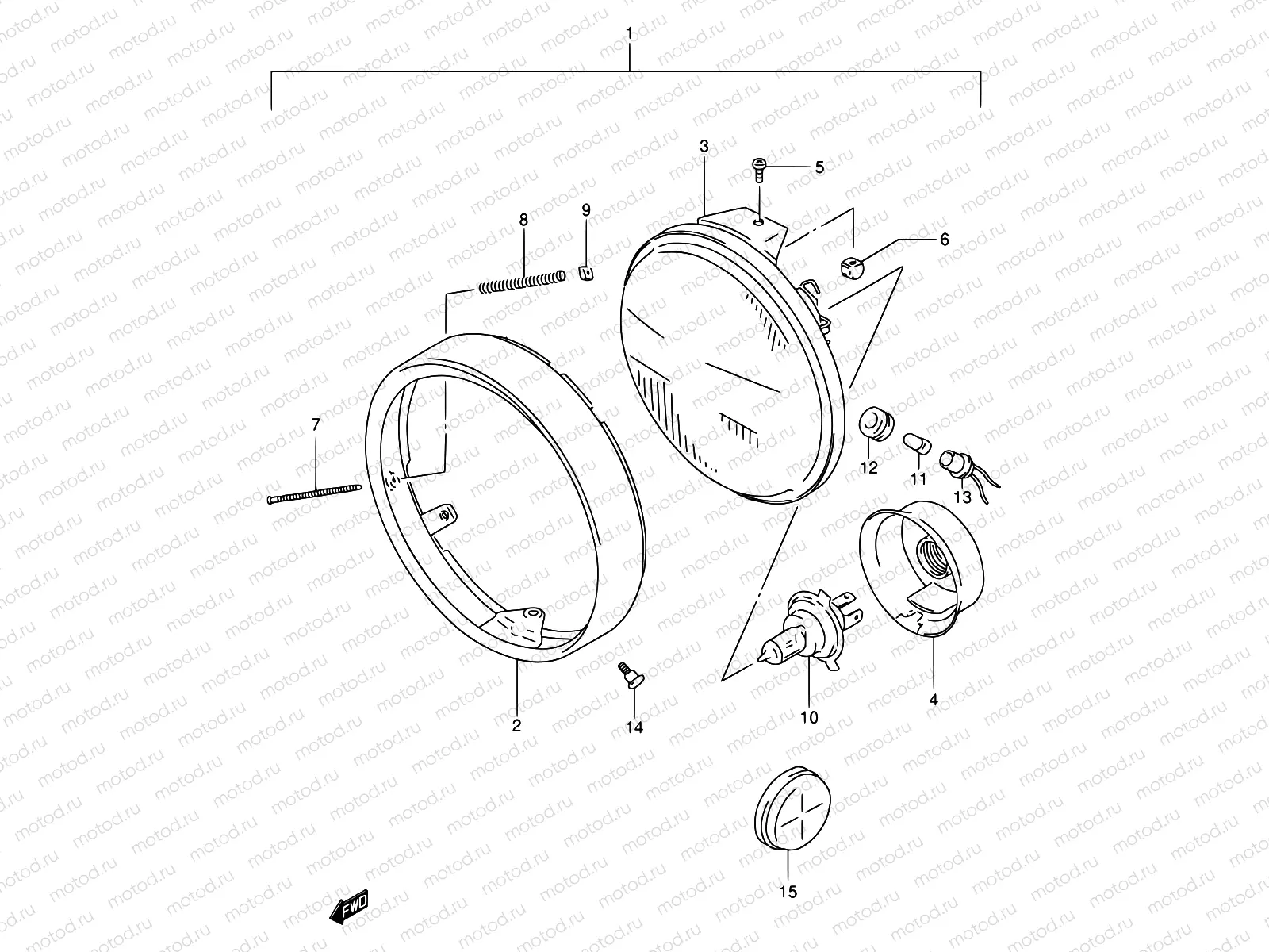 22 - HEADLAMP
