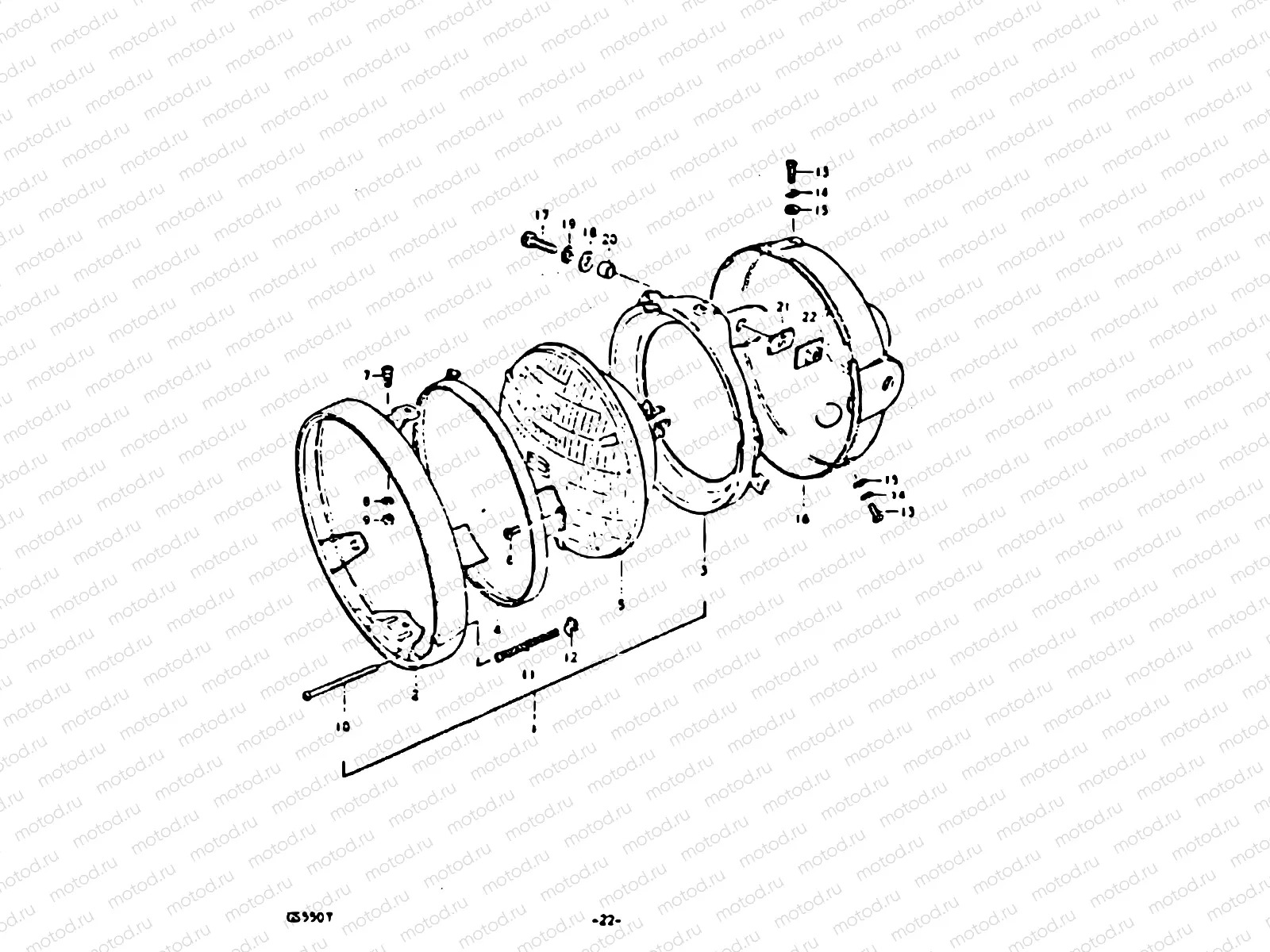 22 - HEADLAMP
