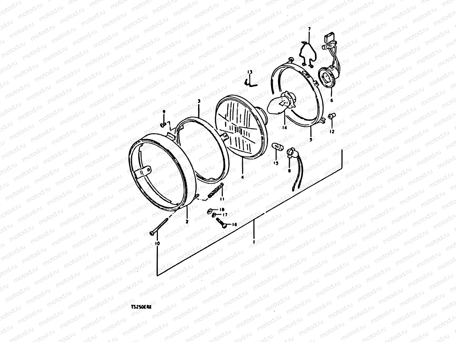 22 - HEADLAMP (E17, E18, E21, E22, E39)