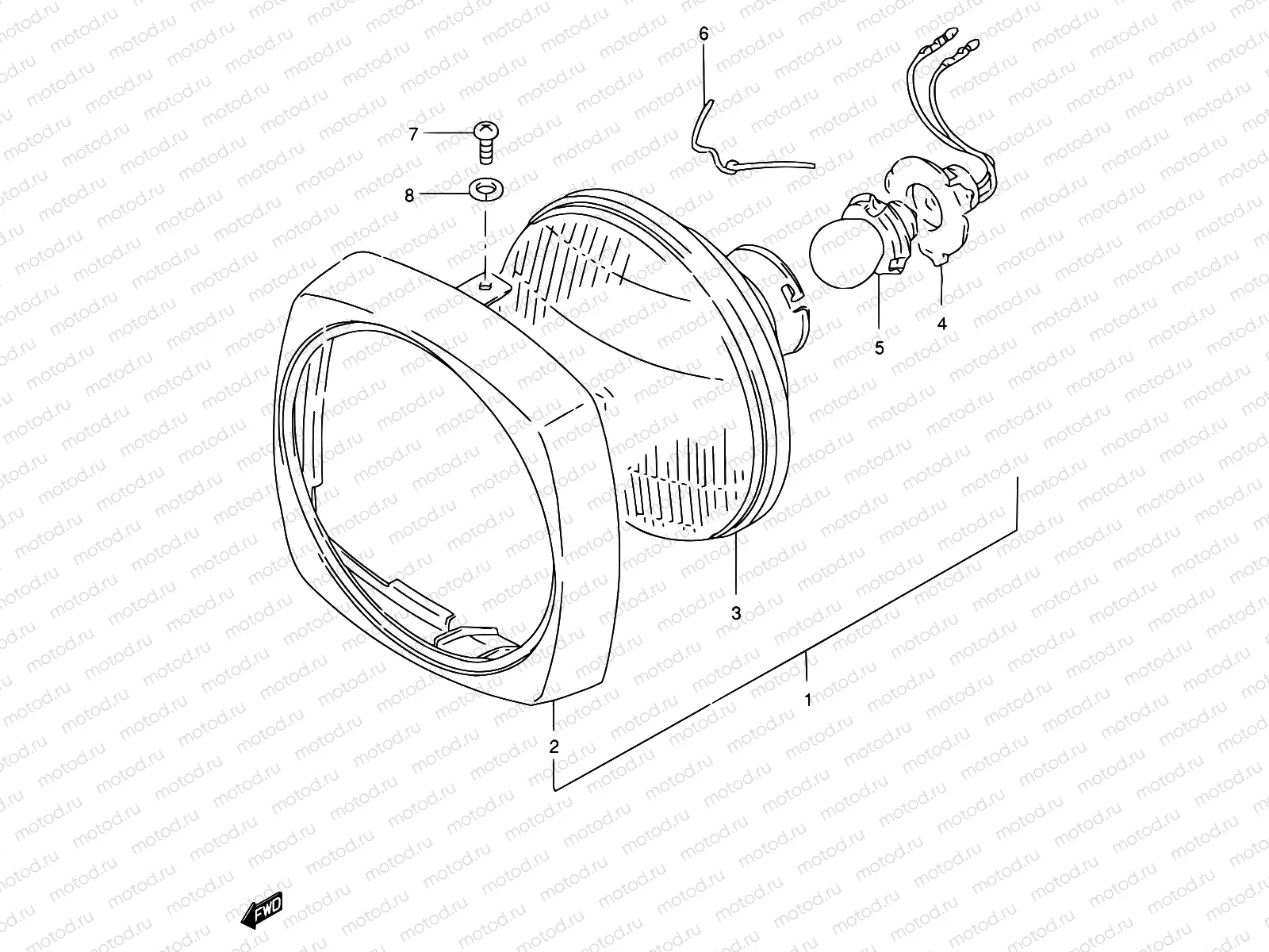 22 - HEADLAMP (E25)