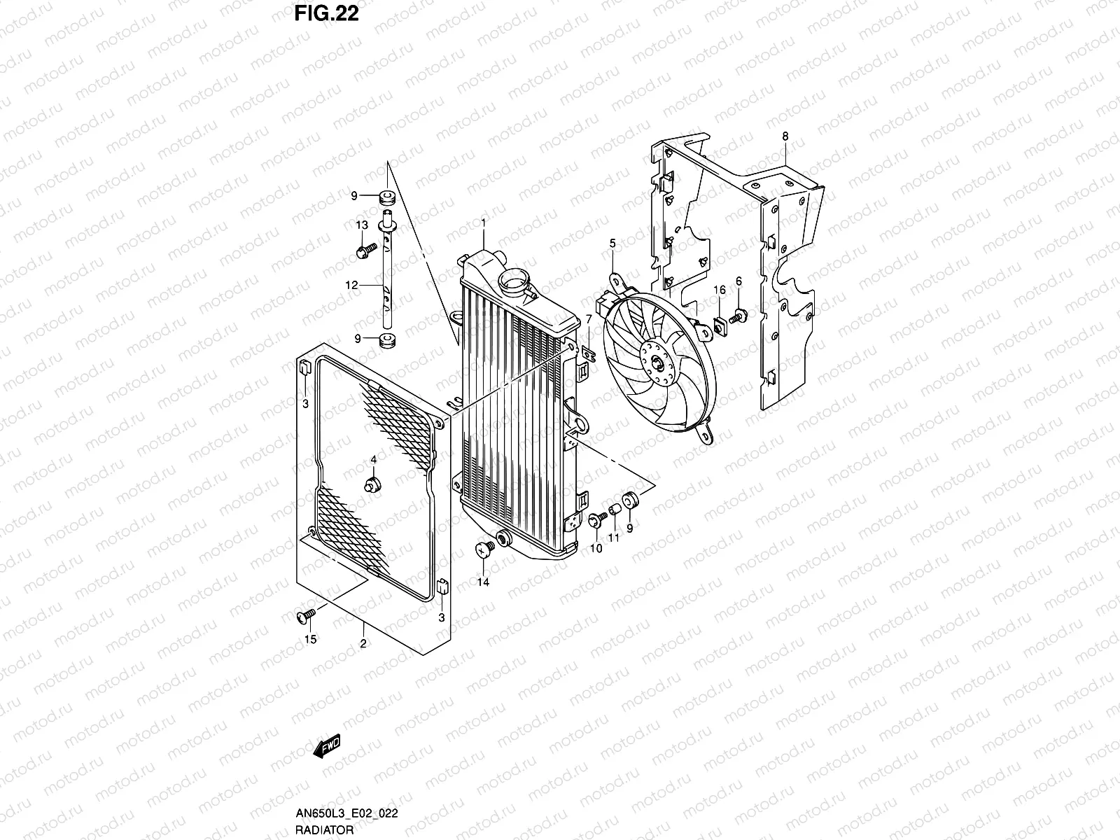 22 - RADIATOR