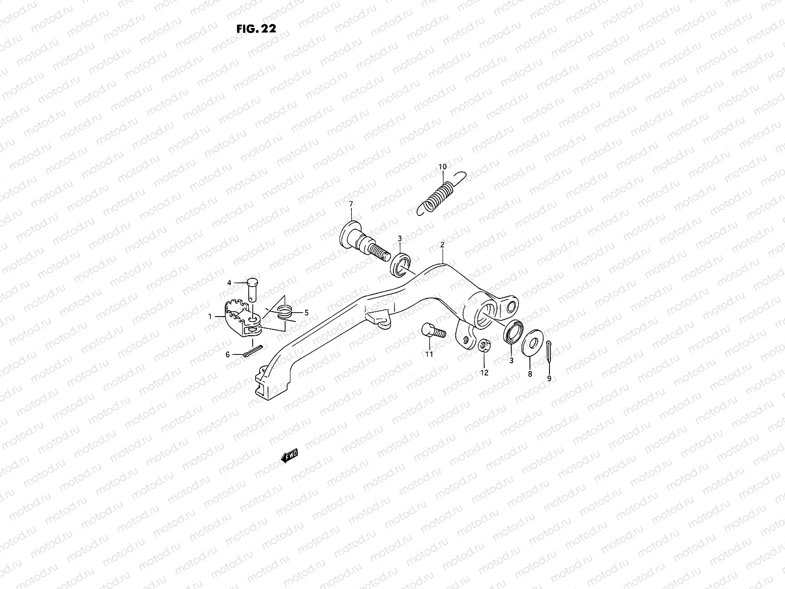 22 - REAR BRAKE