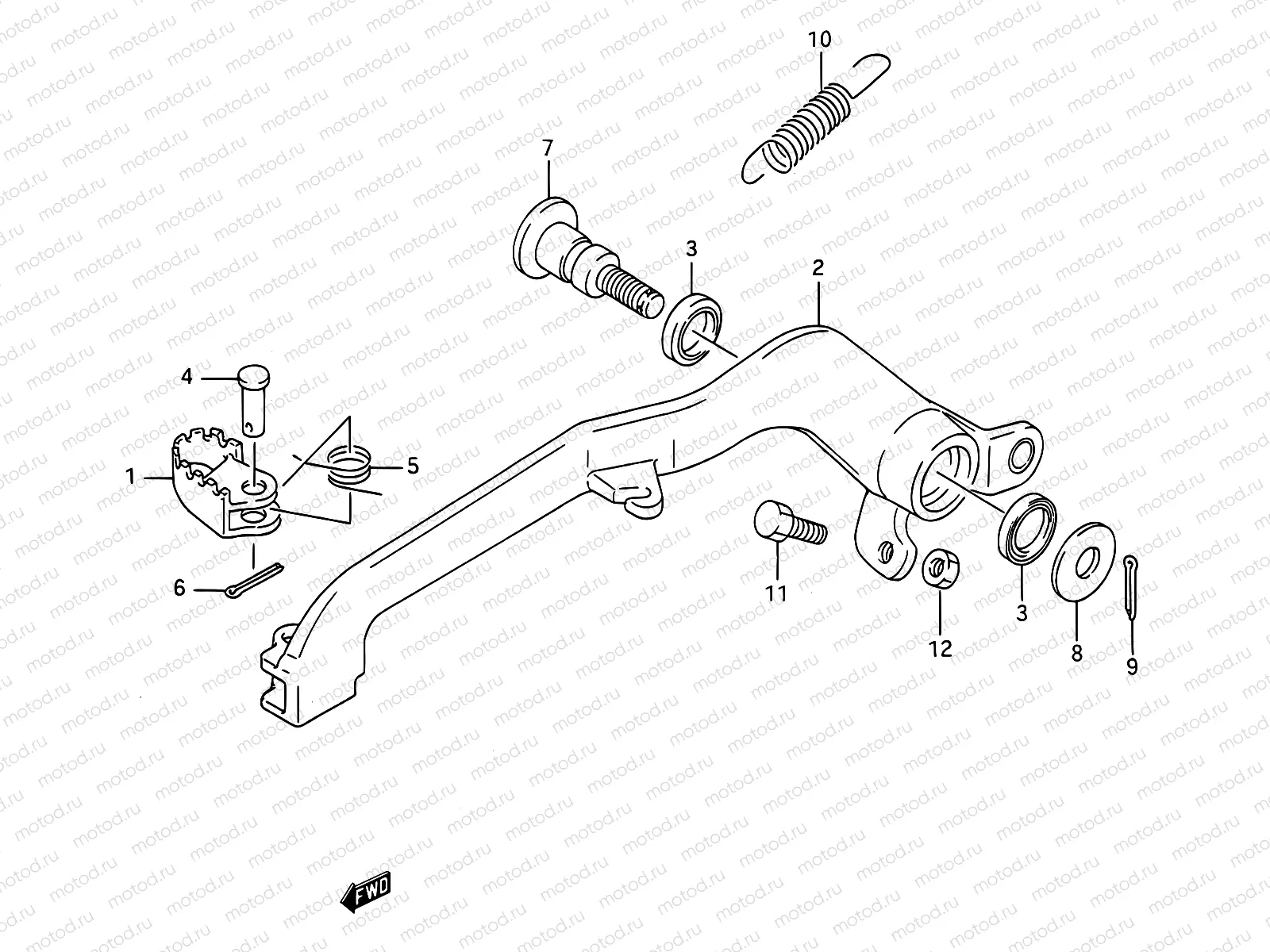 22 - REAR BRAKE