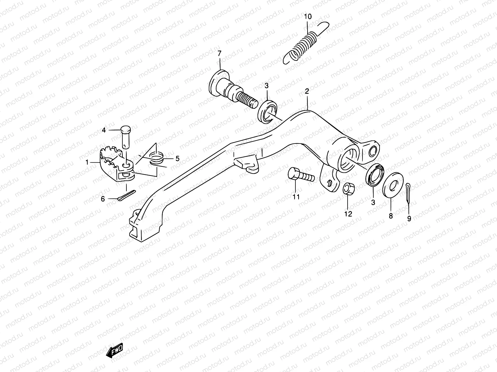 22 - REAR BRAKE