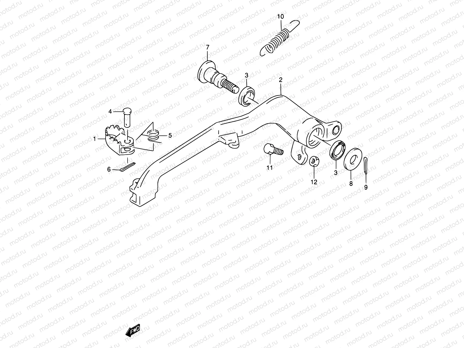 22 - REAR BRAKE
