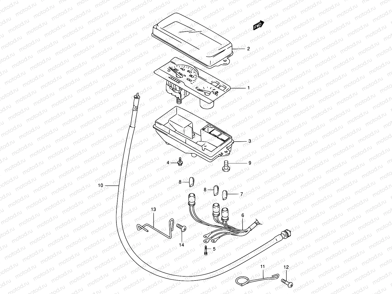 22 - SPEEDOMETER (MODEL S)