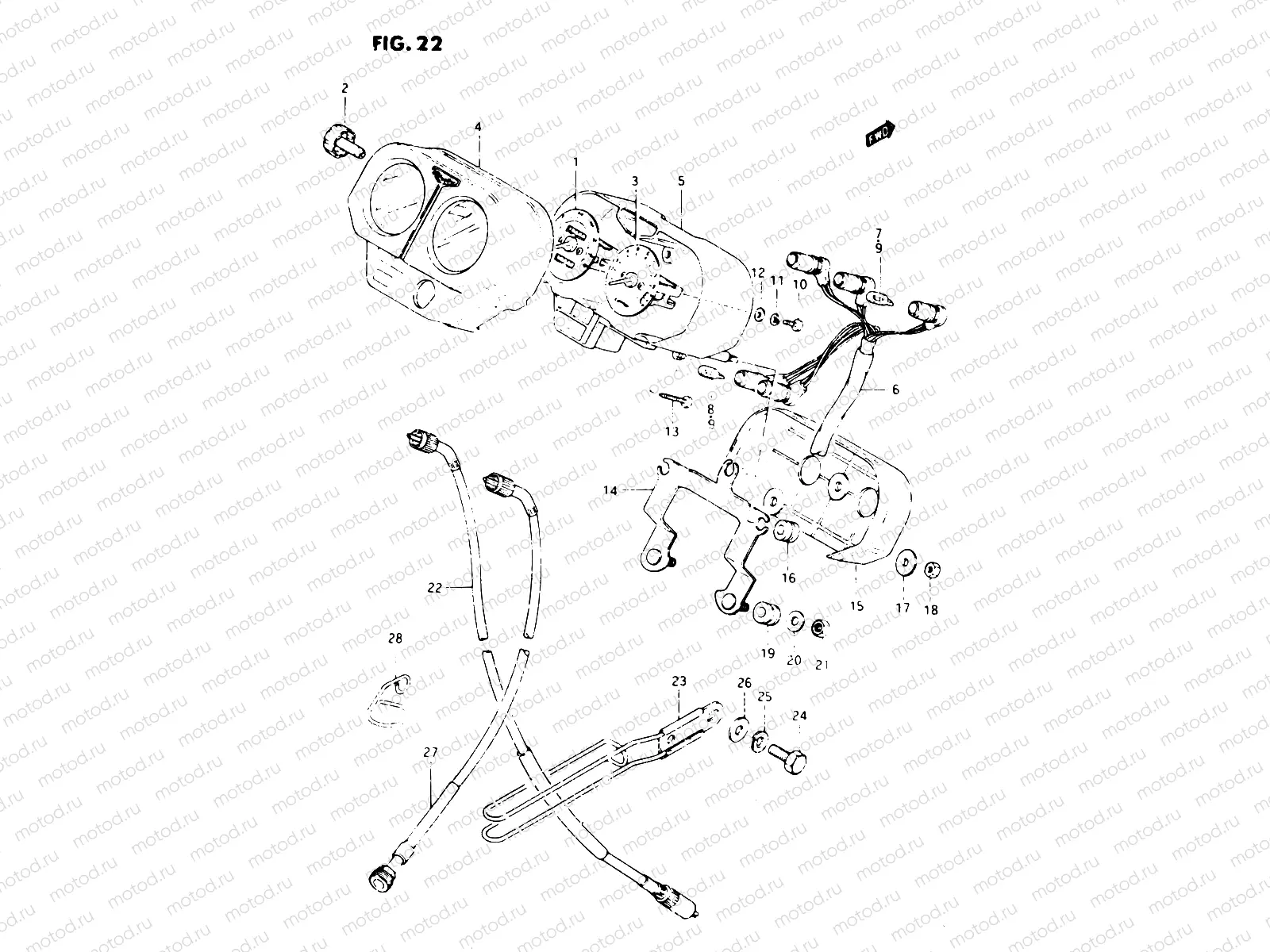 22 - SPEEDOMETER - TACHOMETER