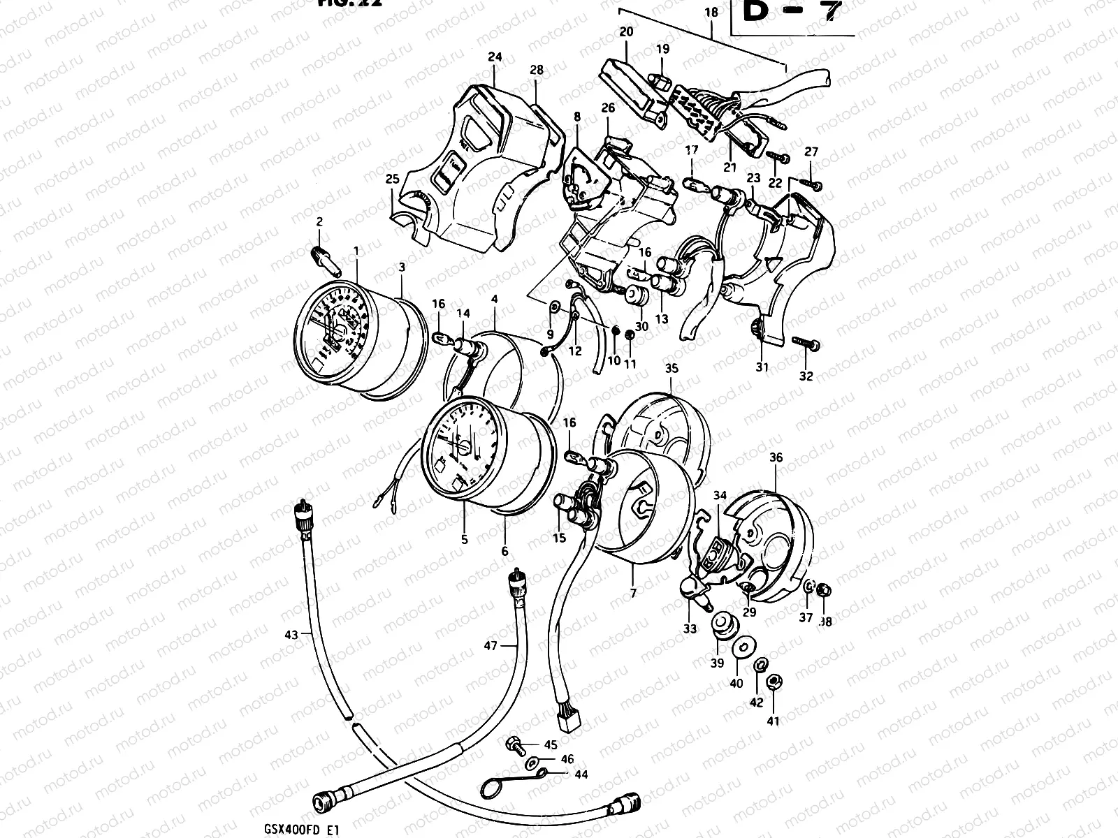 22 - SPEEDOMETER - TACHOMETER