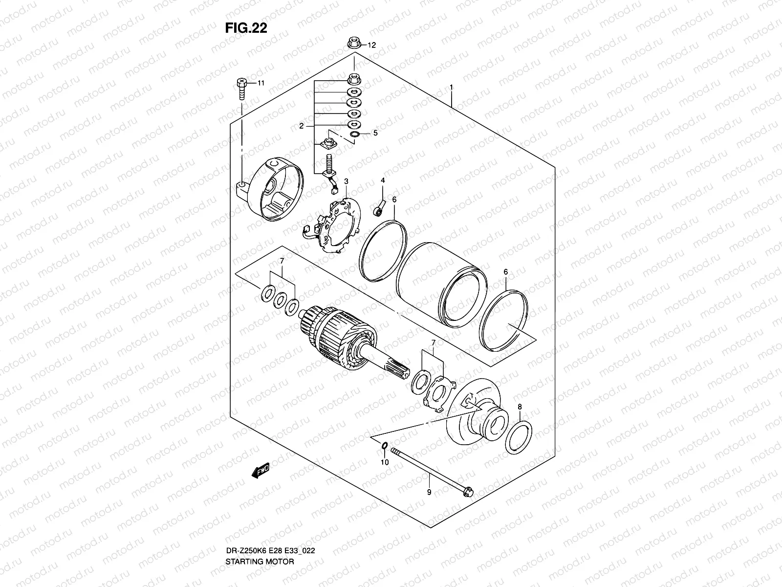 22 - STARTING MOTOR