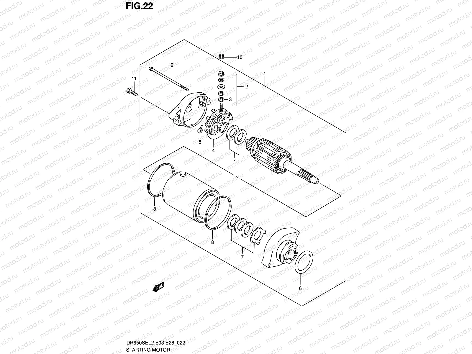 22 - STARTING MOTOR