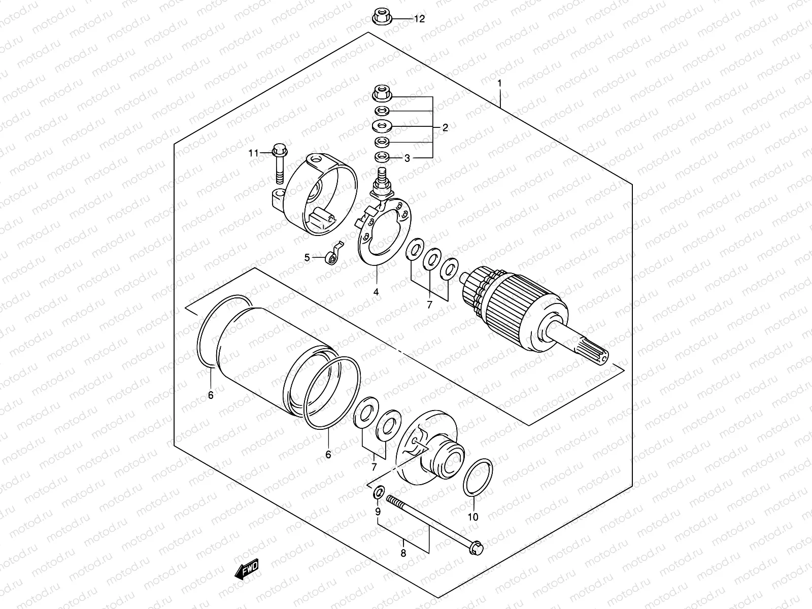 22 - STARTING MOTOR