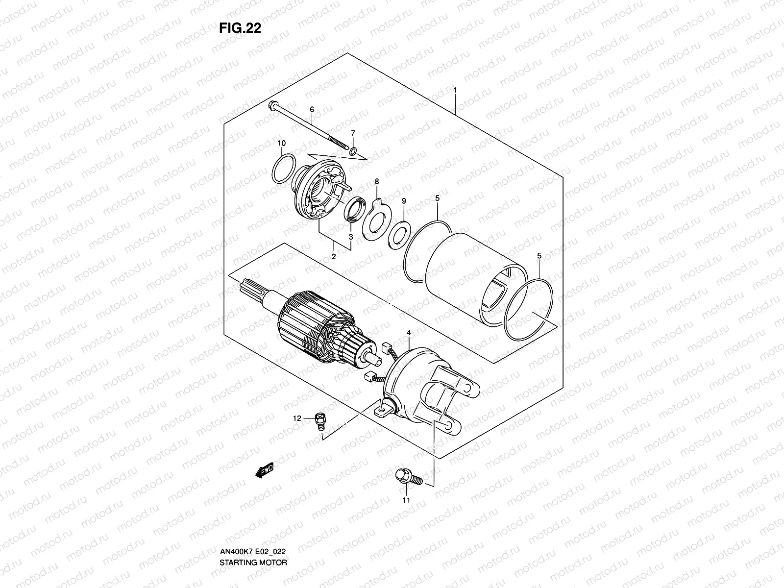 22 - STARTING MOTOR