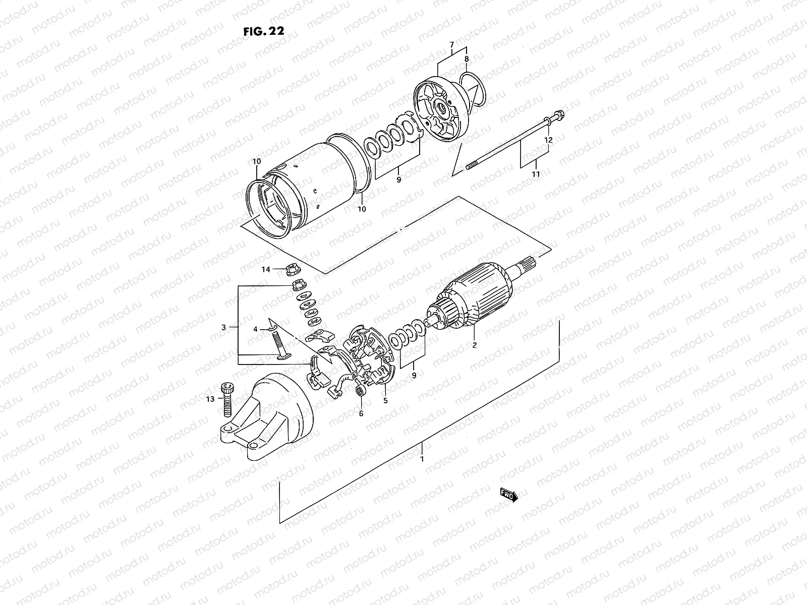 22 - STARTING MOTOR