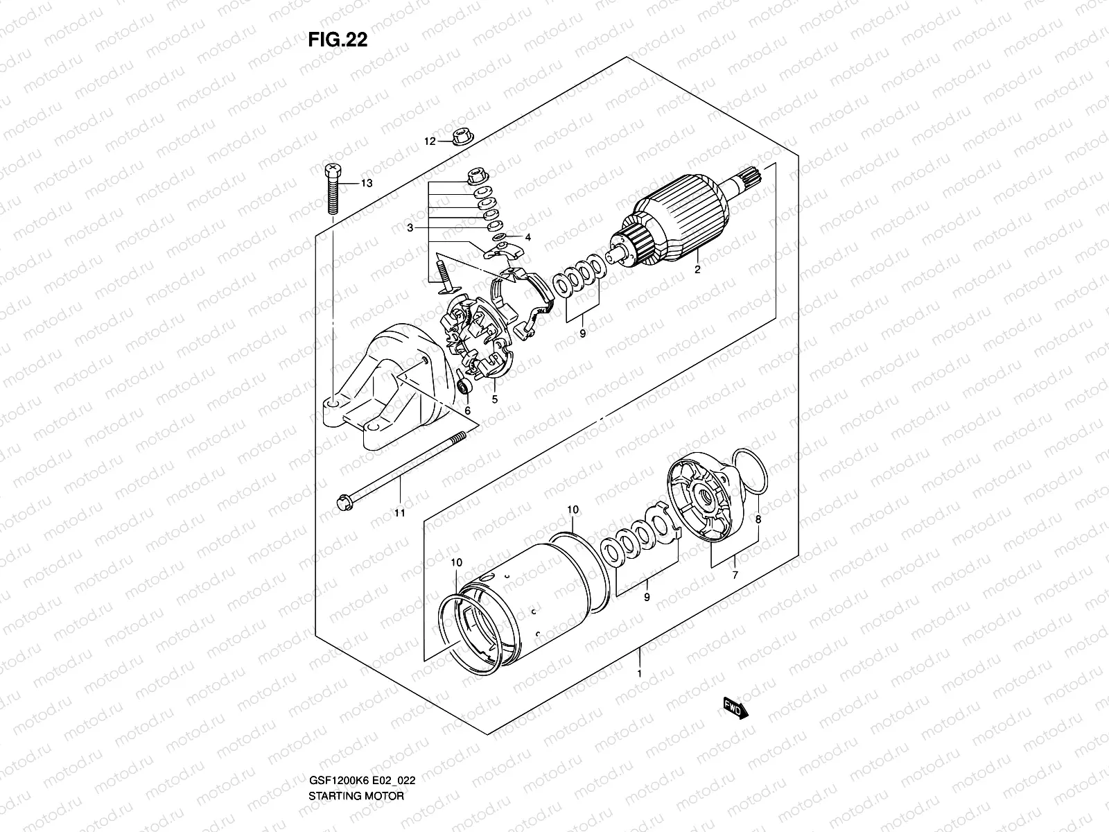 22 - STARTING MOTOR