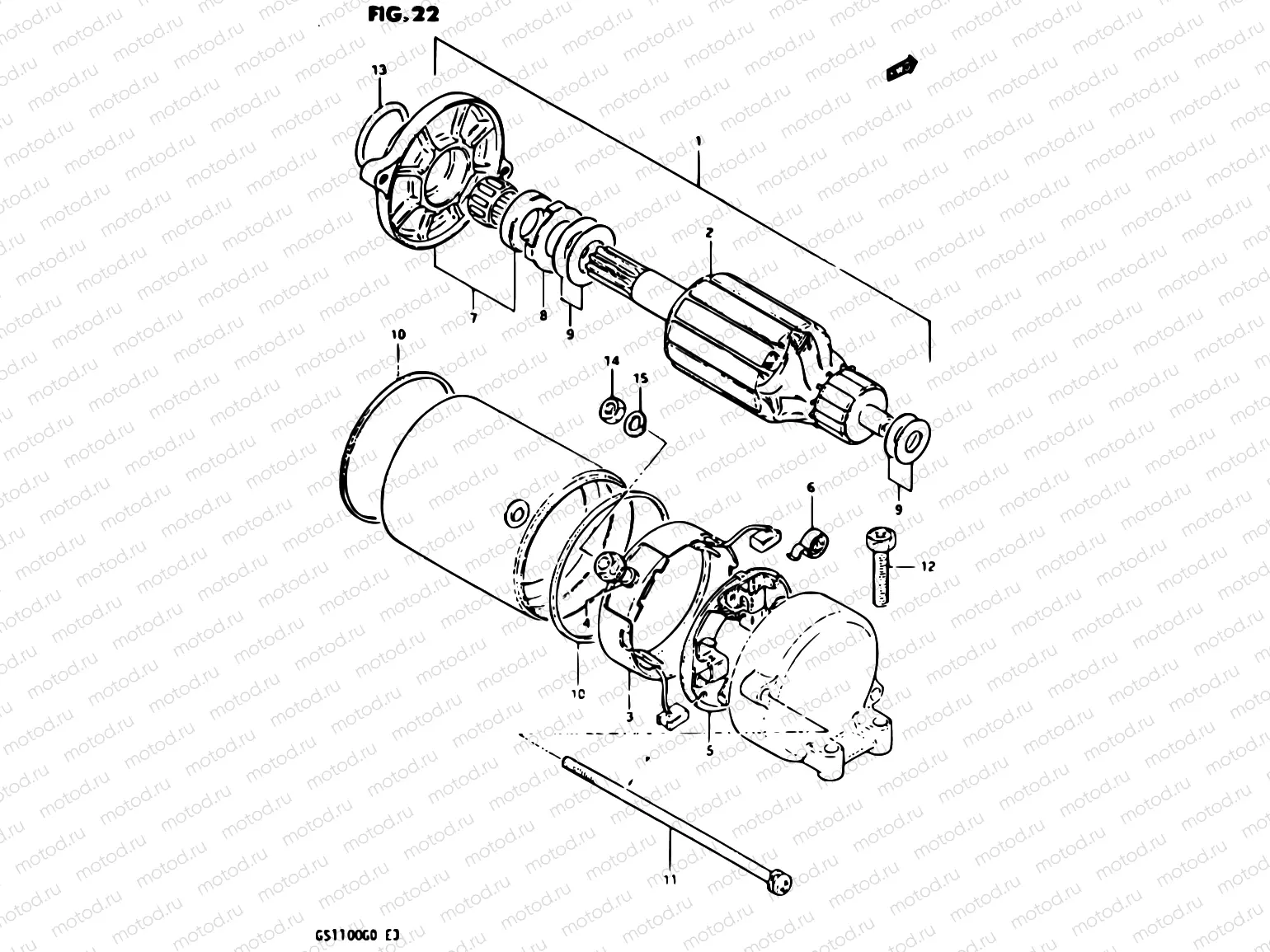 22 - STARTING MOTOR