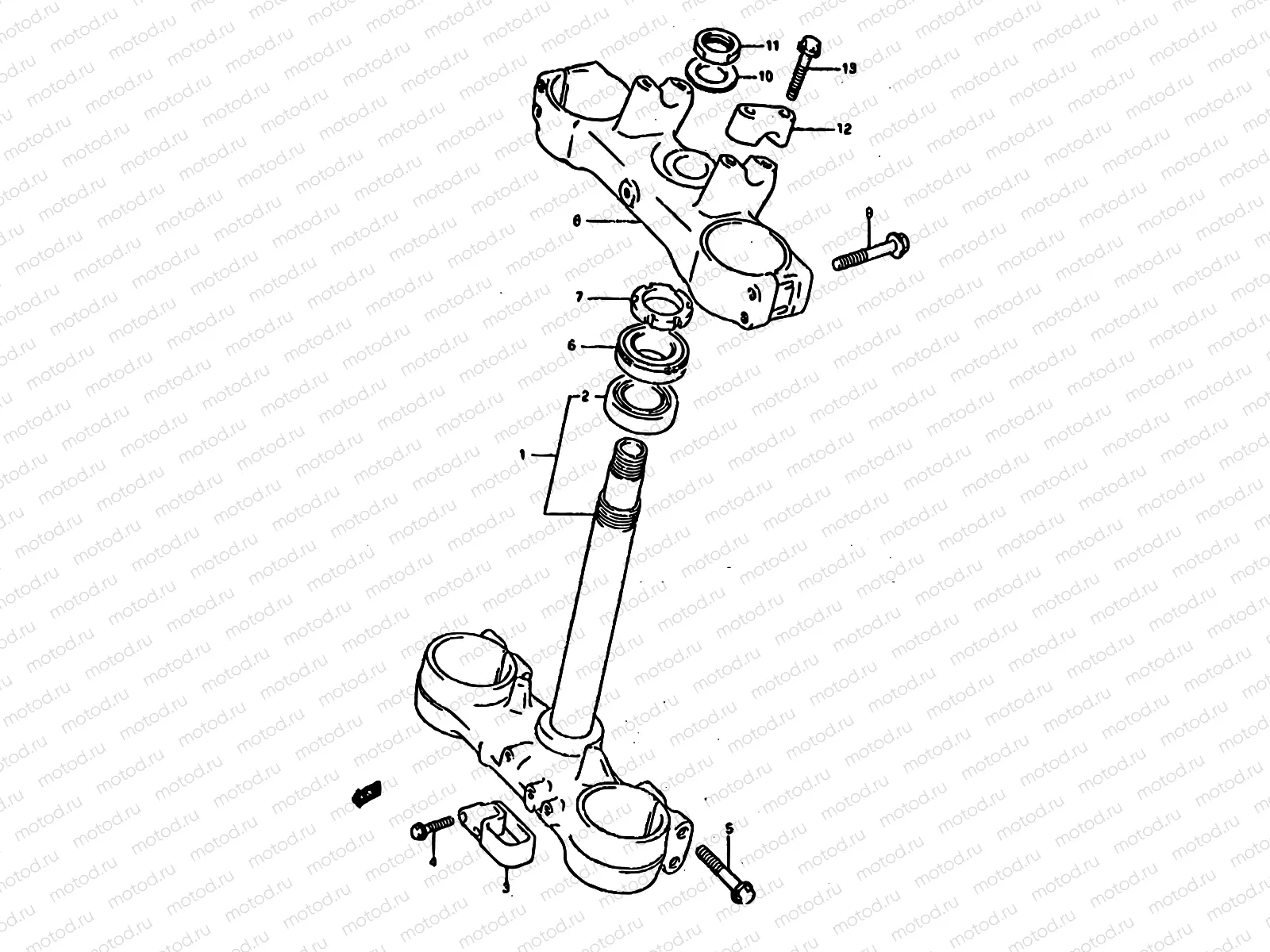 22 - STEERING STEM