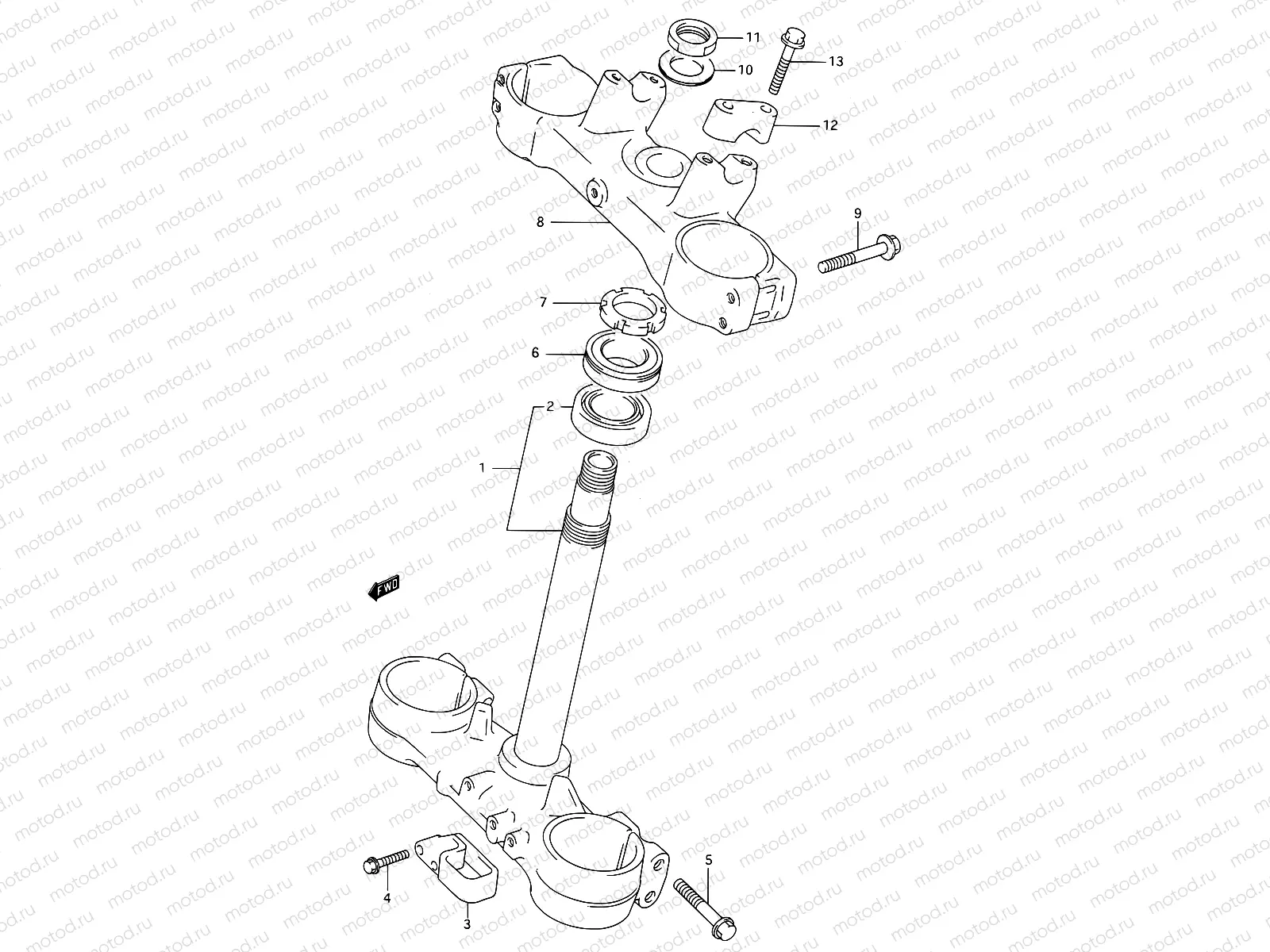 22 - STEERING STEM