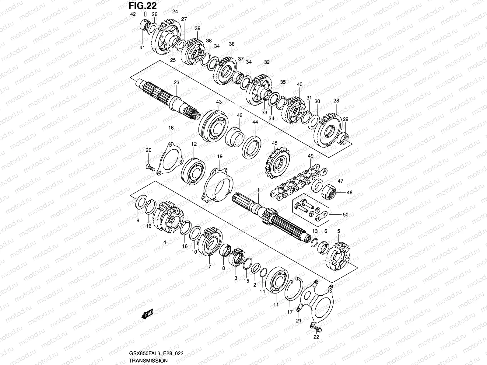 22 - TRANSMISSION
