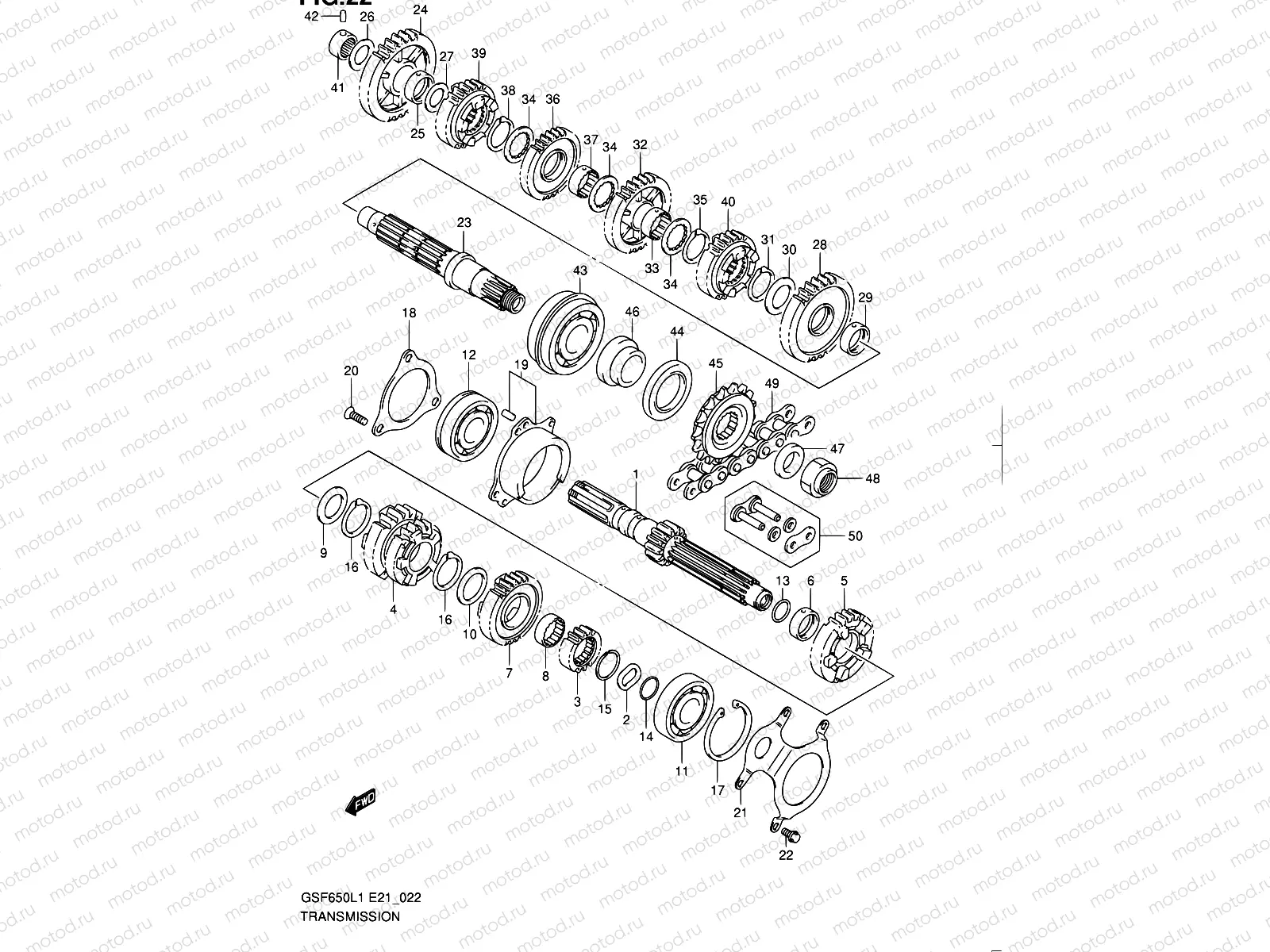 22 - TRANSMISSION