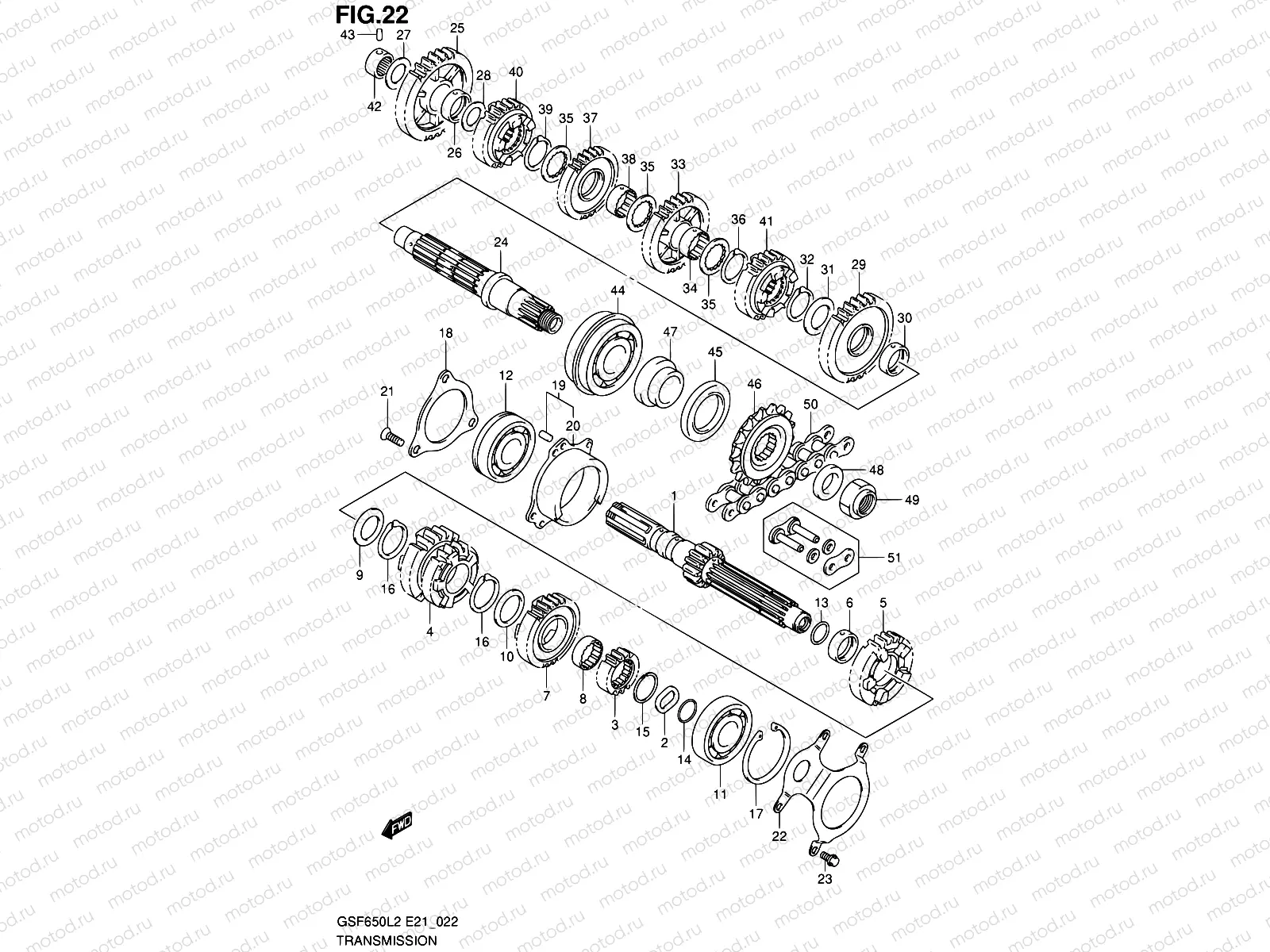 22 - TRANSMISSION