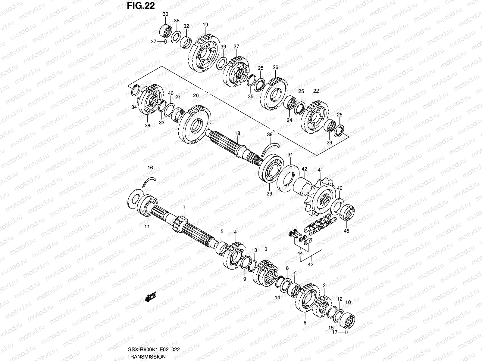 22 - TRANSMISSION