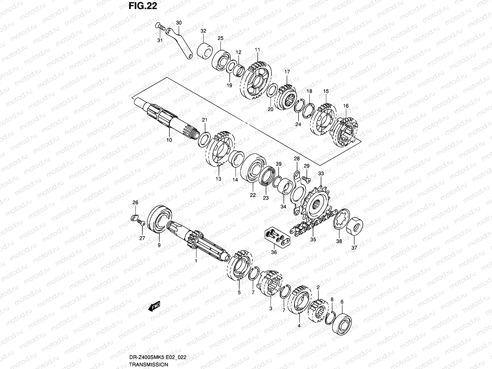 22 - TRANSMISSION