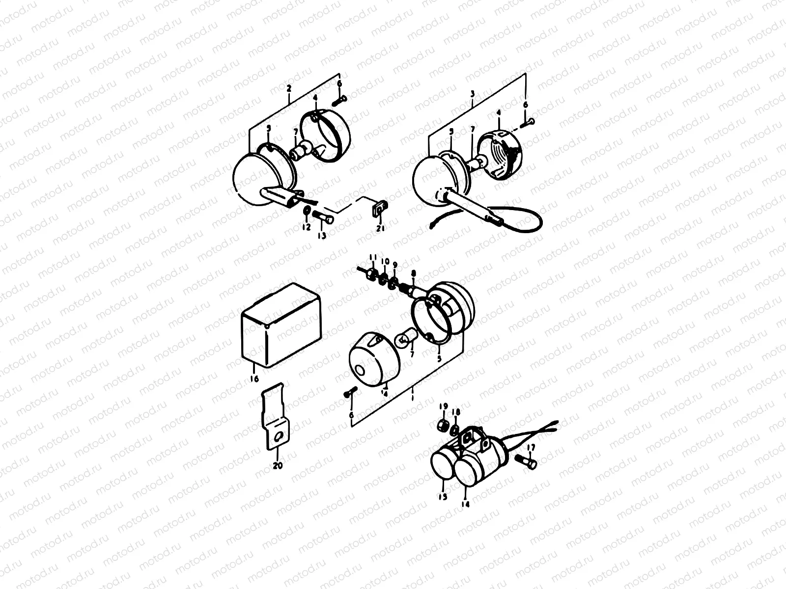 22 - TURN SIGNAL LAMP