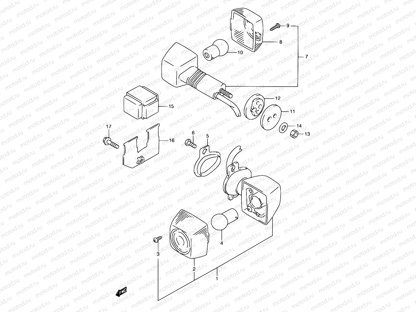 22 - TURN SIGNAL LAMP