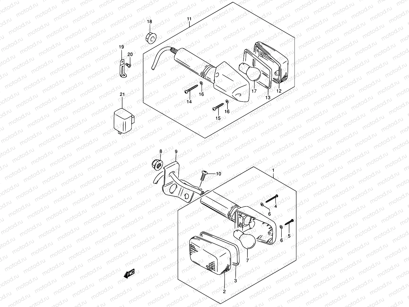 22 - TURN SIGNAL LAMP