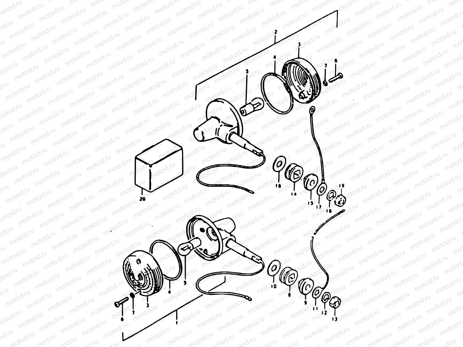 22 - TURN SIGNAL LAMP
