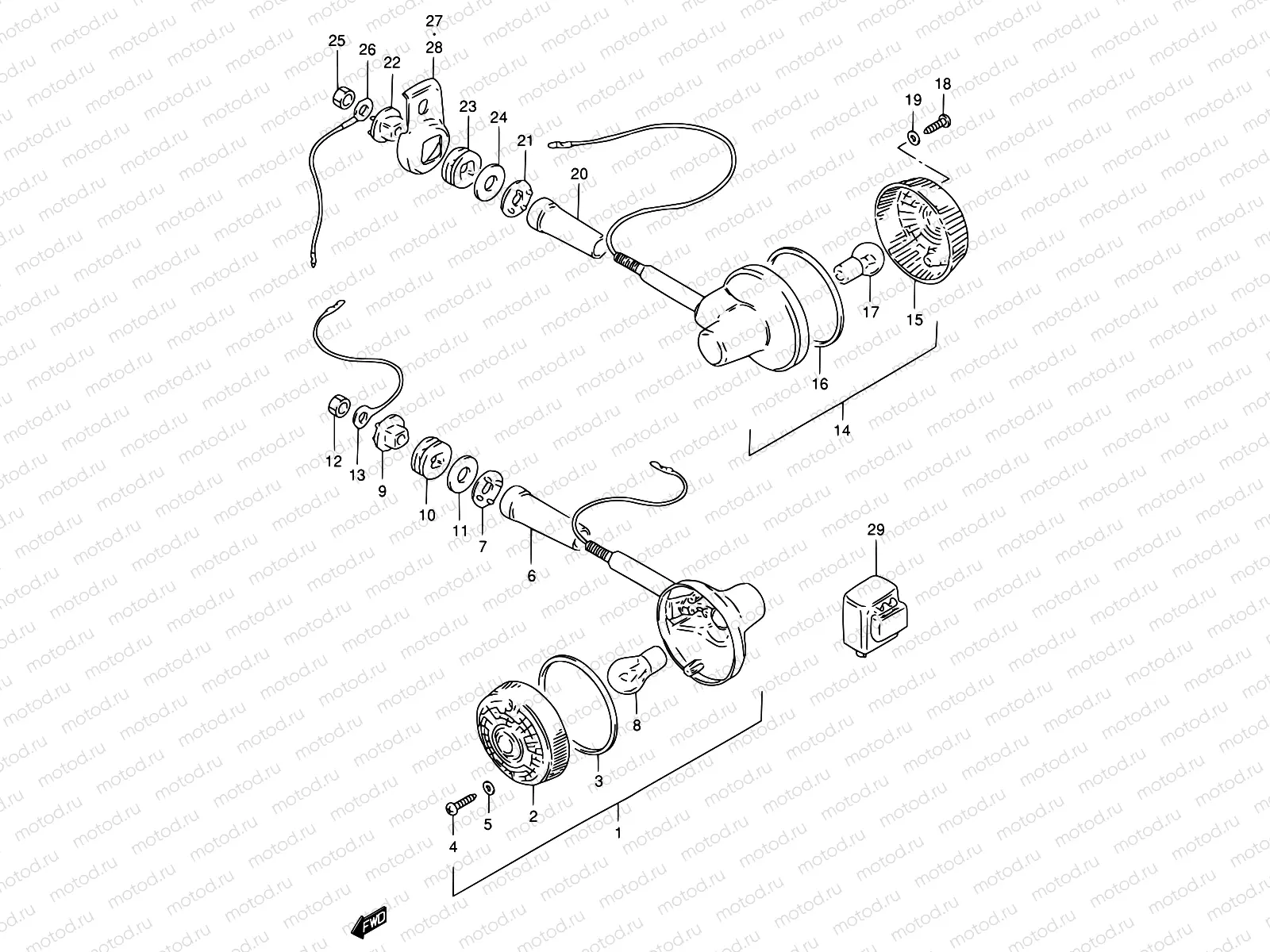 22 - TURN SIGNAL LAMP