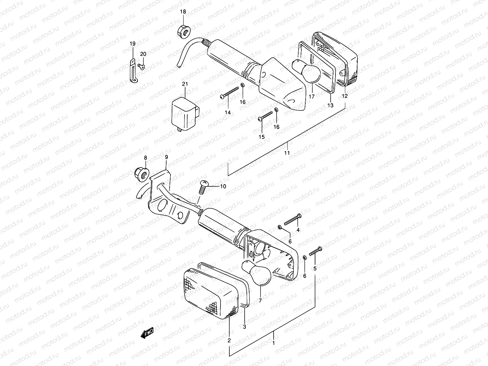 22 - TURN SIGNAL LAMP