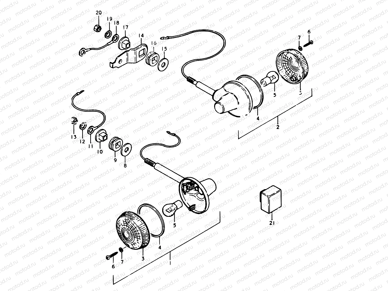 22 - TURN SIGNAL LAMP