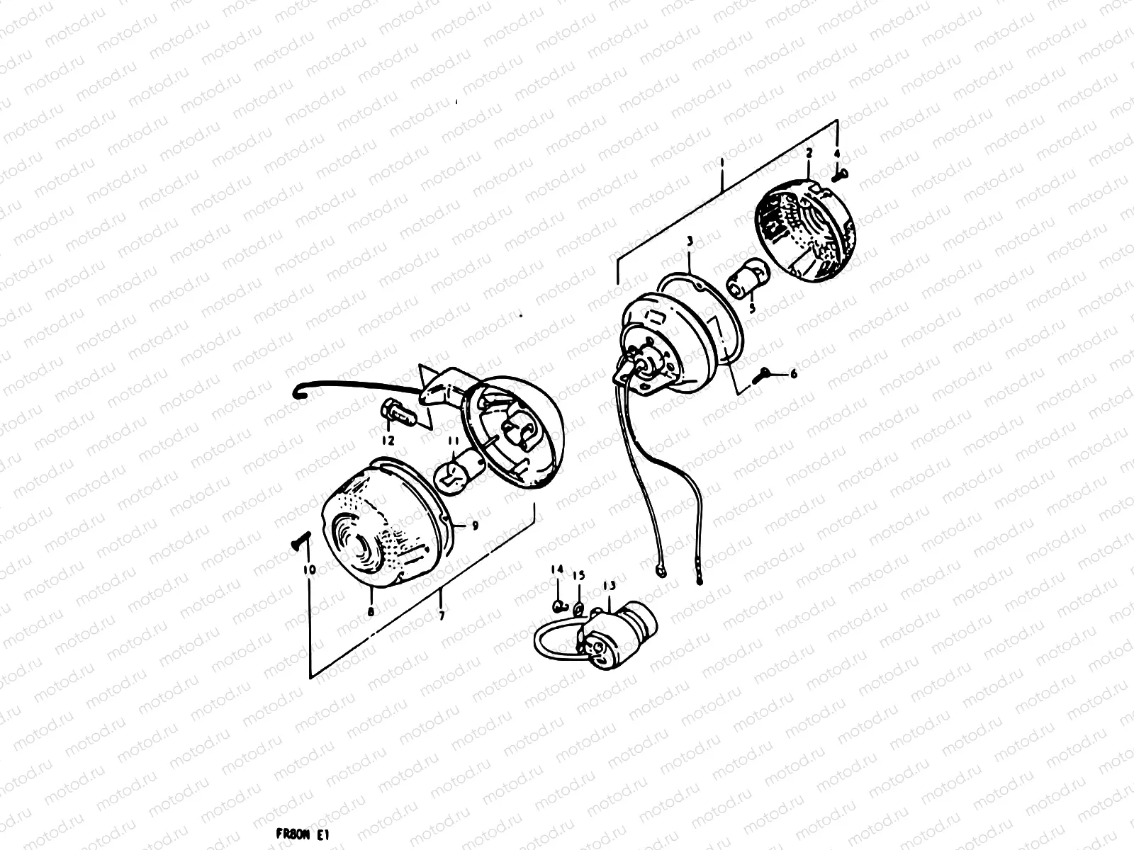 22 - TURN SIGNAL LAMP (FR80B)