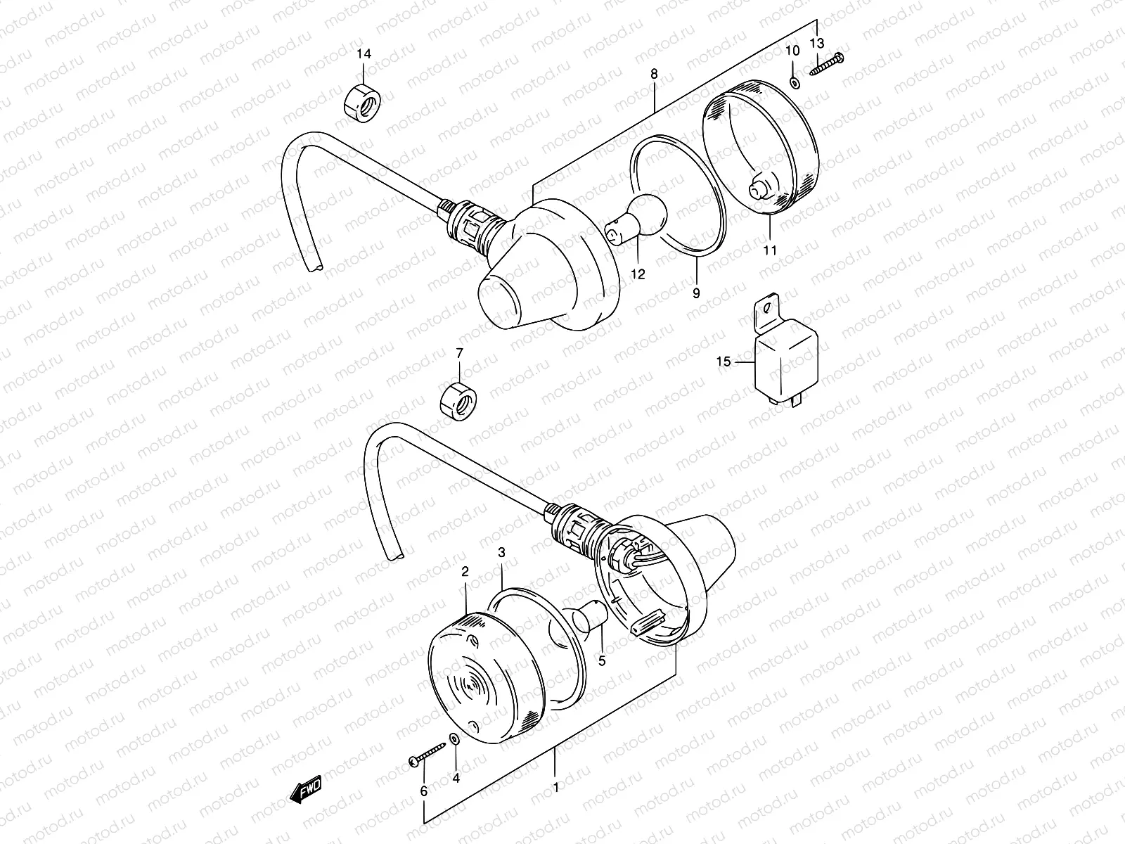 22 - TURNSIGNAL LAMP