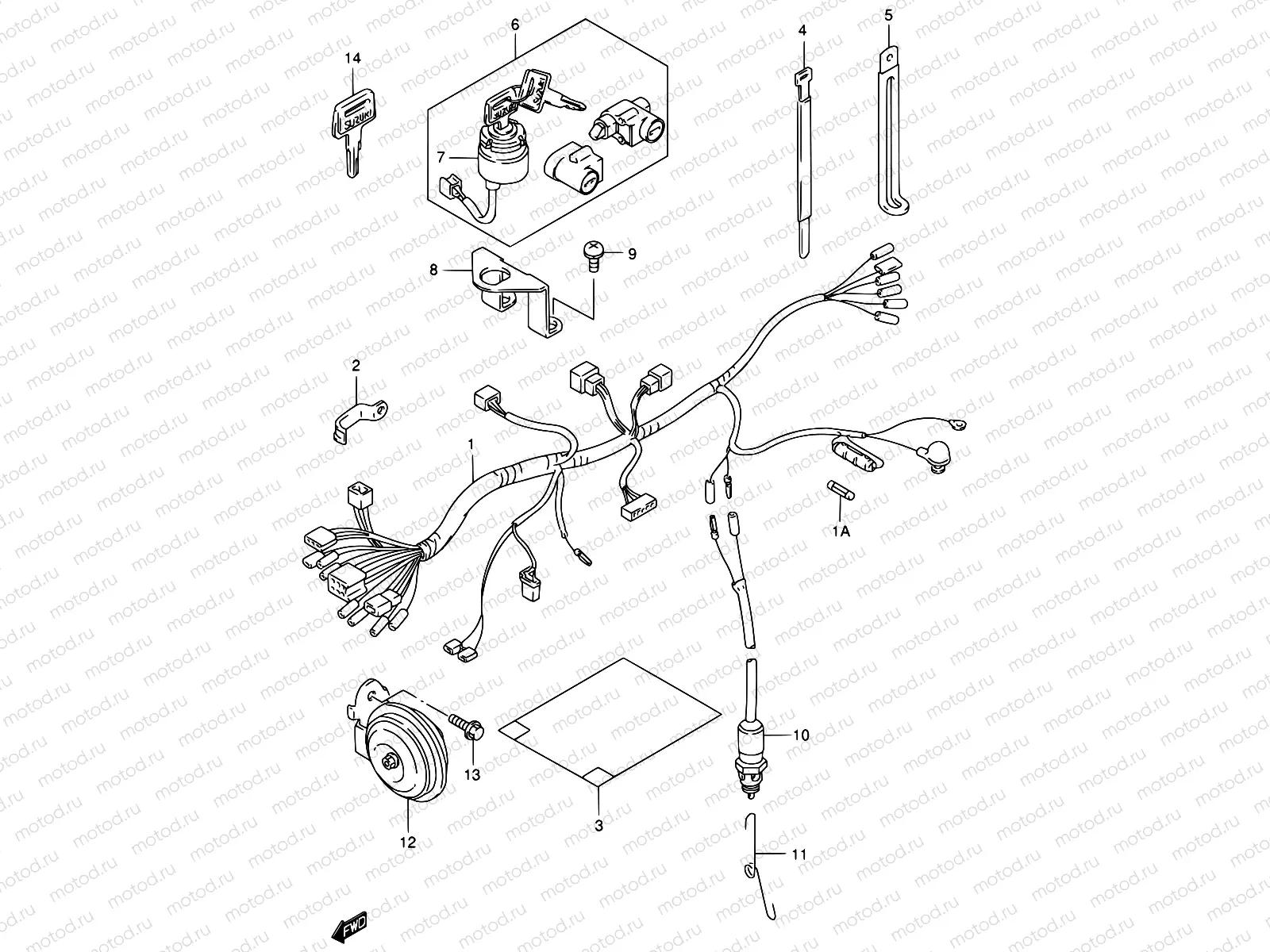 22 - WIRING HARNESS (E01,E24,E71)