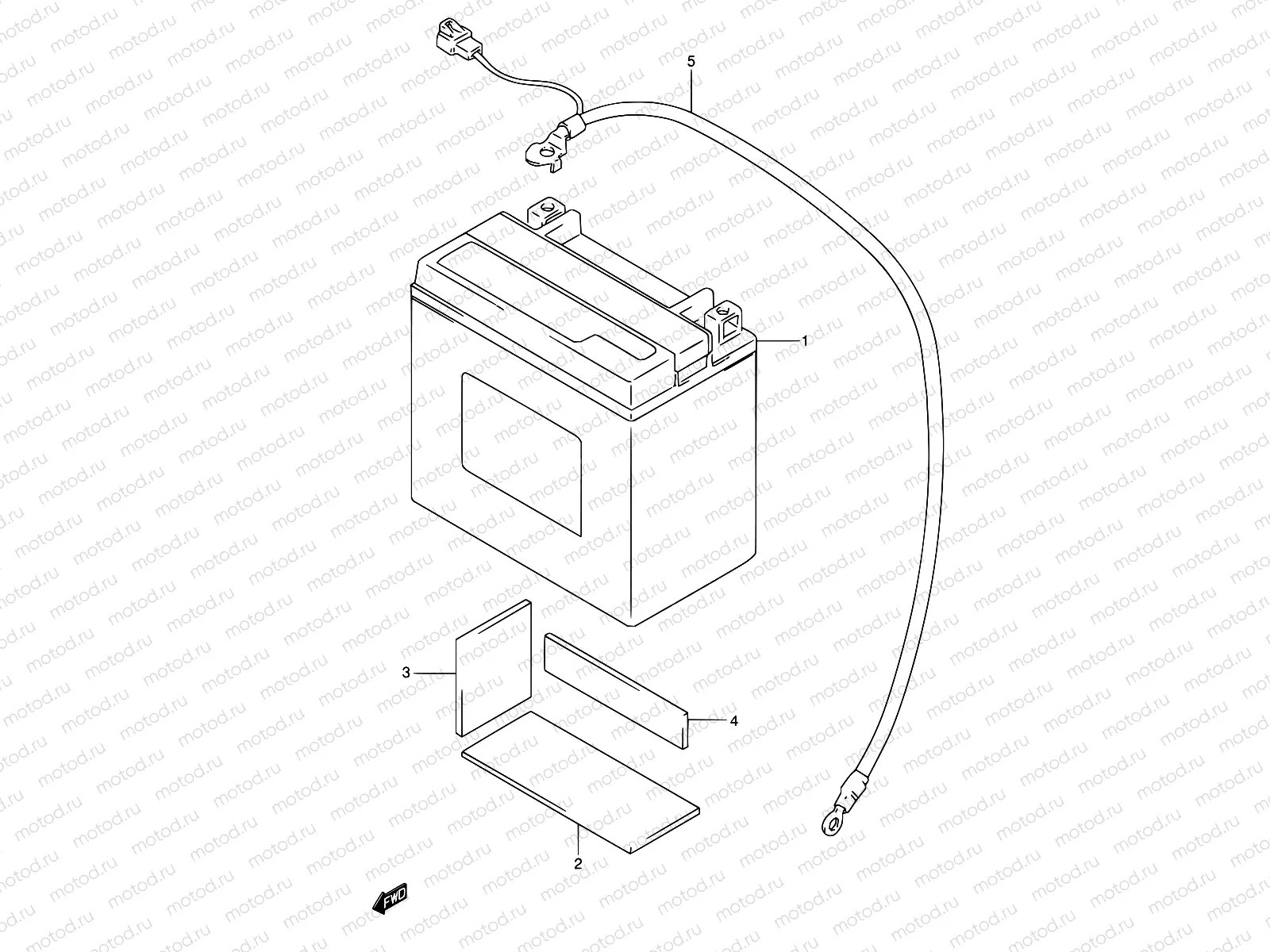 22A - BATTERY (MODEL T)