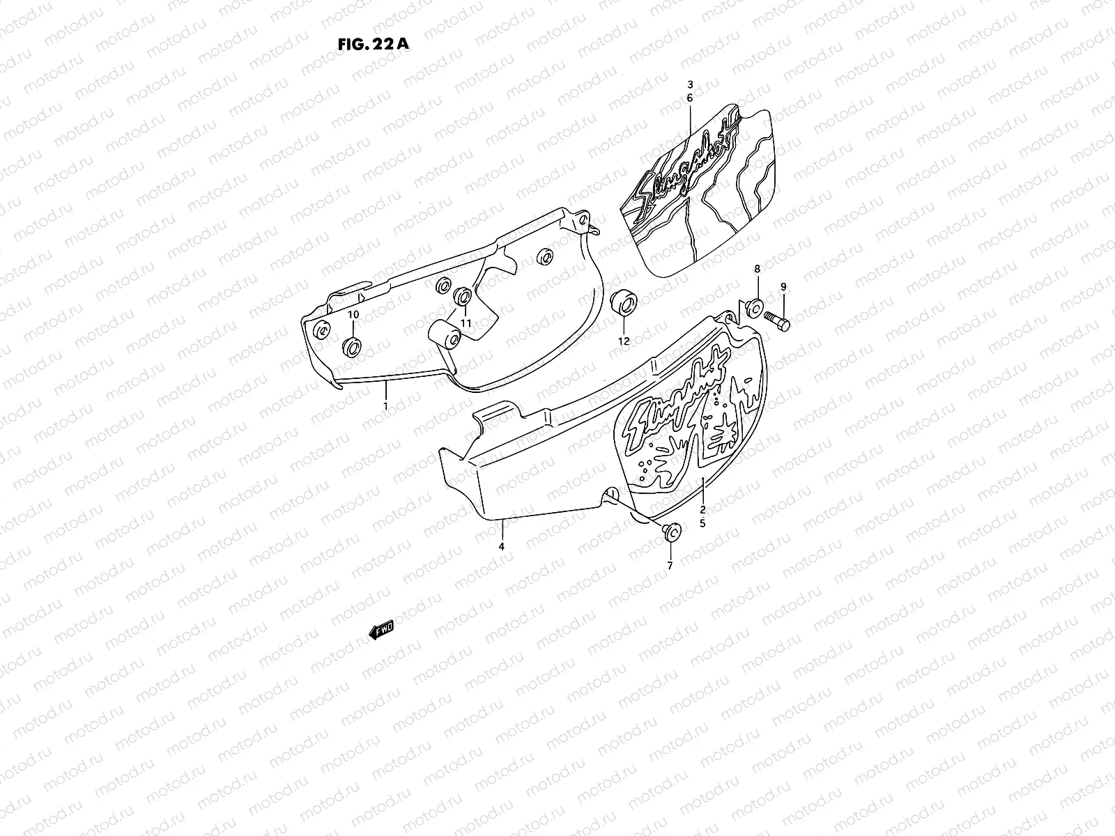22A - FRAME COVER (MODEL M/N)