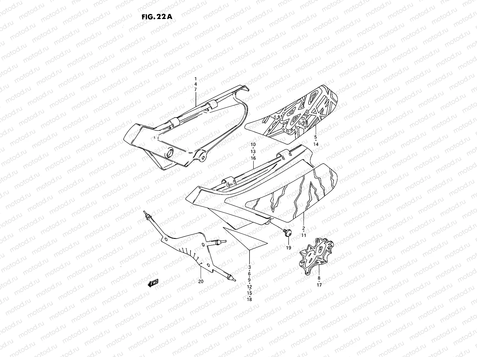 22A - FRAME COVER (MODEL N/P/R/S)