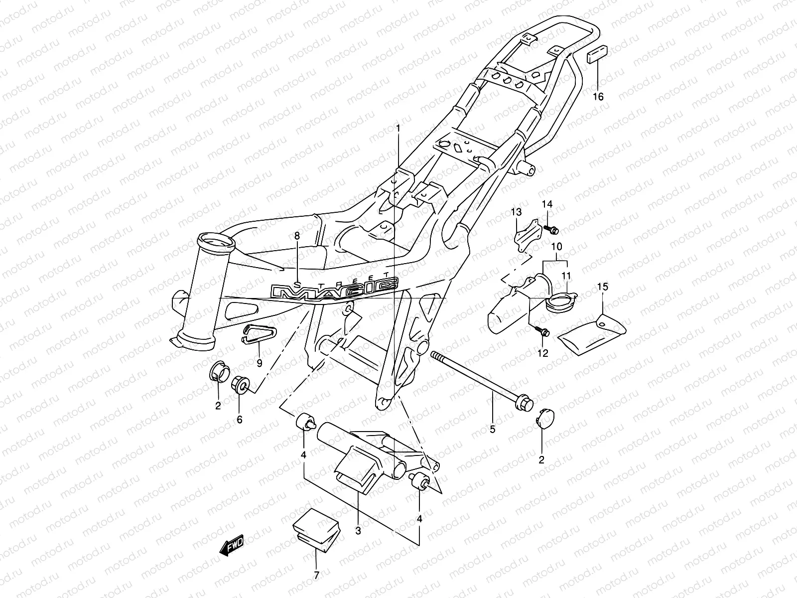 22A - FRAME (MODEL Y)