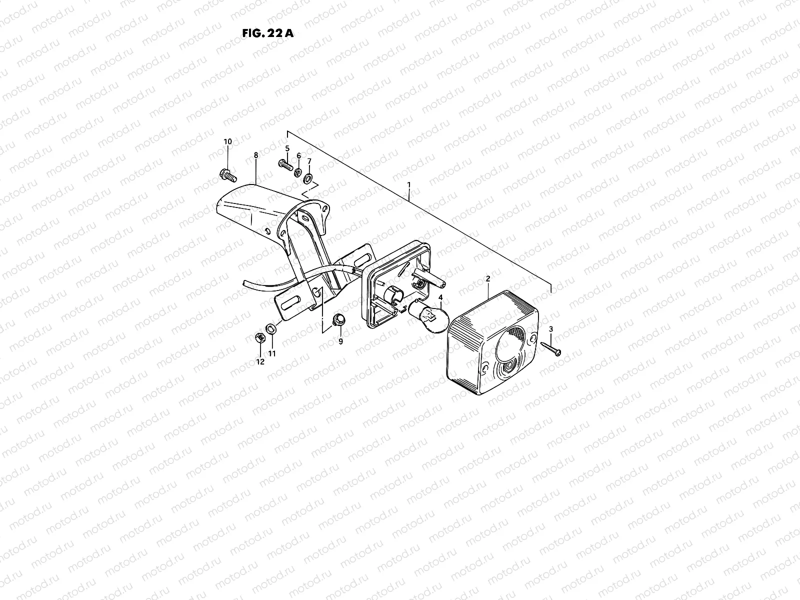 22A - REAR COMBINATION LAMP (E43)