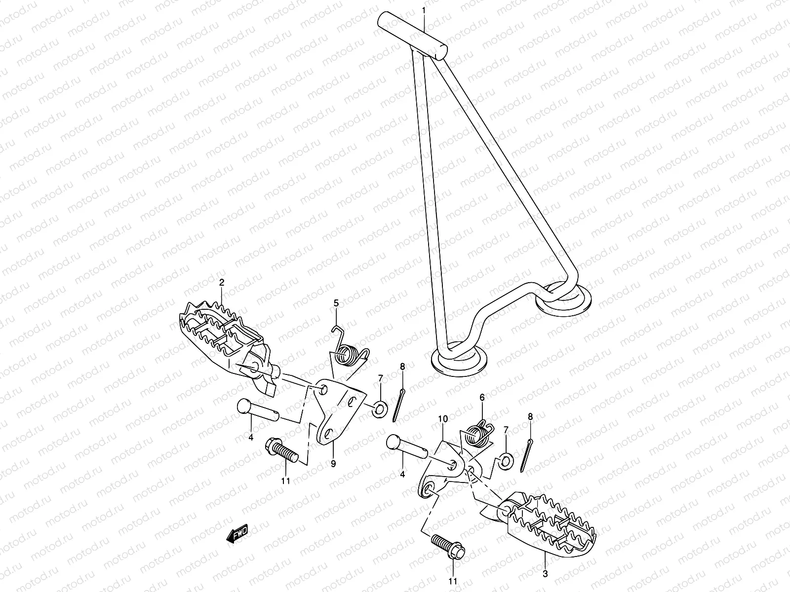 23 - FOOTREST