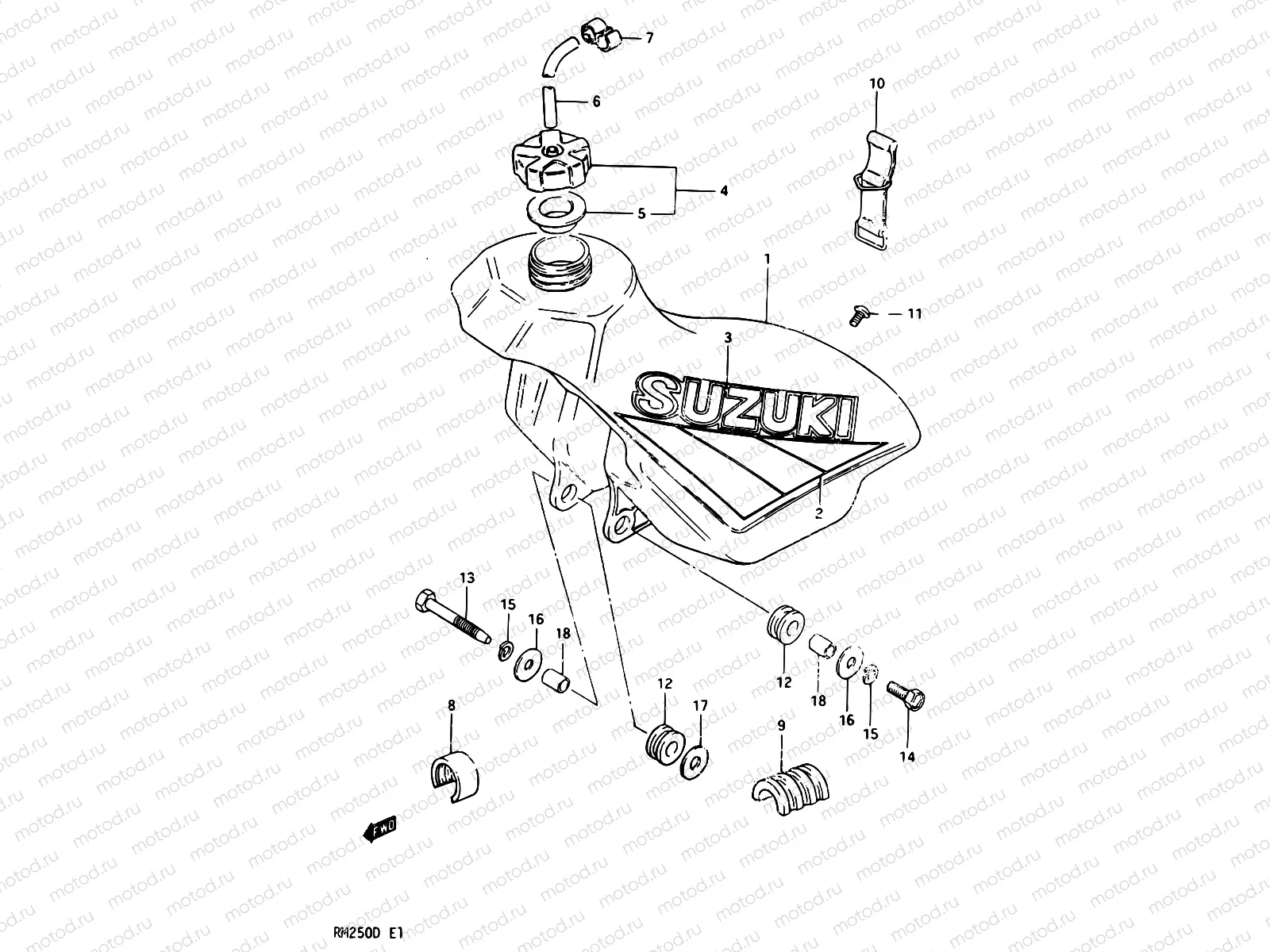 23 - FUEL TANK MODEL D