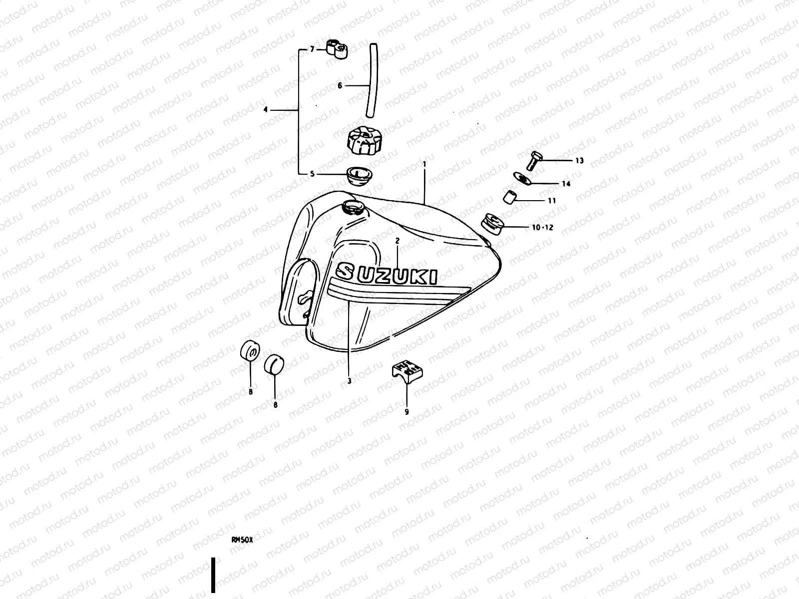 23 - FUEL TANK (RM50X)